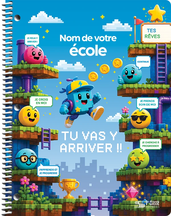 Couverture semi-personnalisée Mission Réussite ! 2027–2028