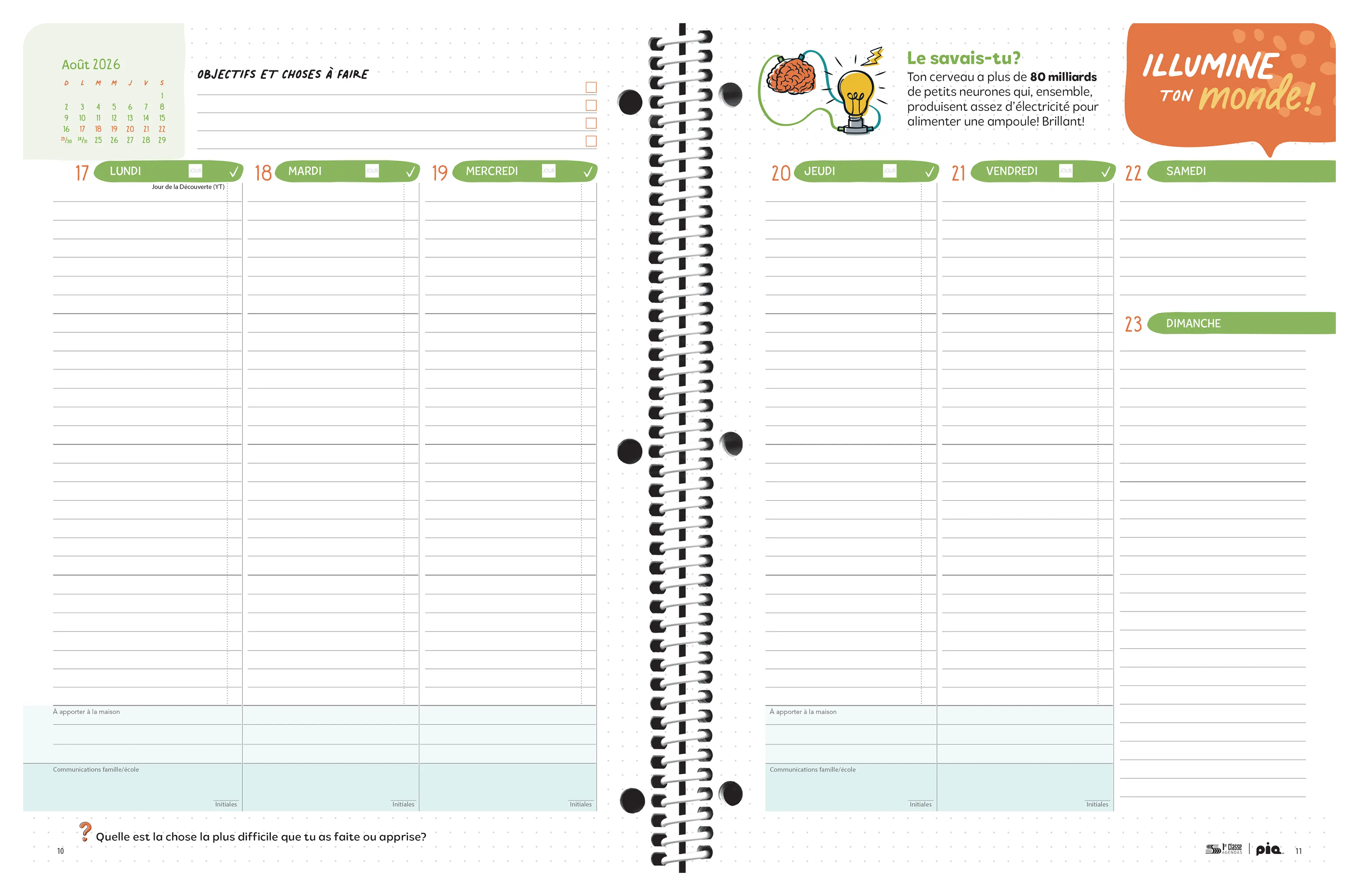 Projet bien-être, primaire 3-6 (2026-2027)