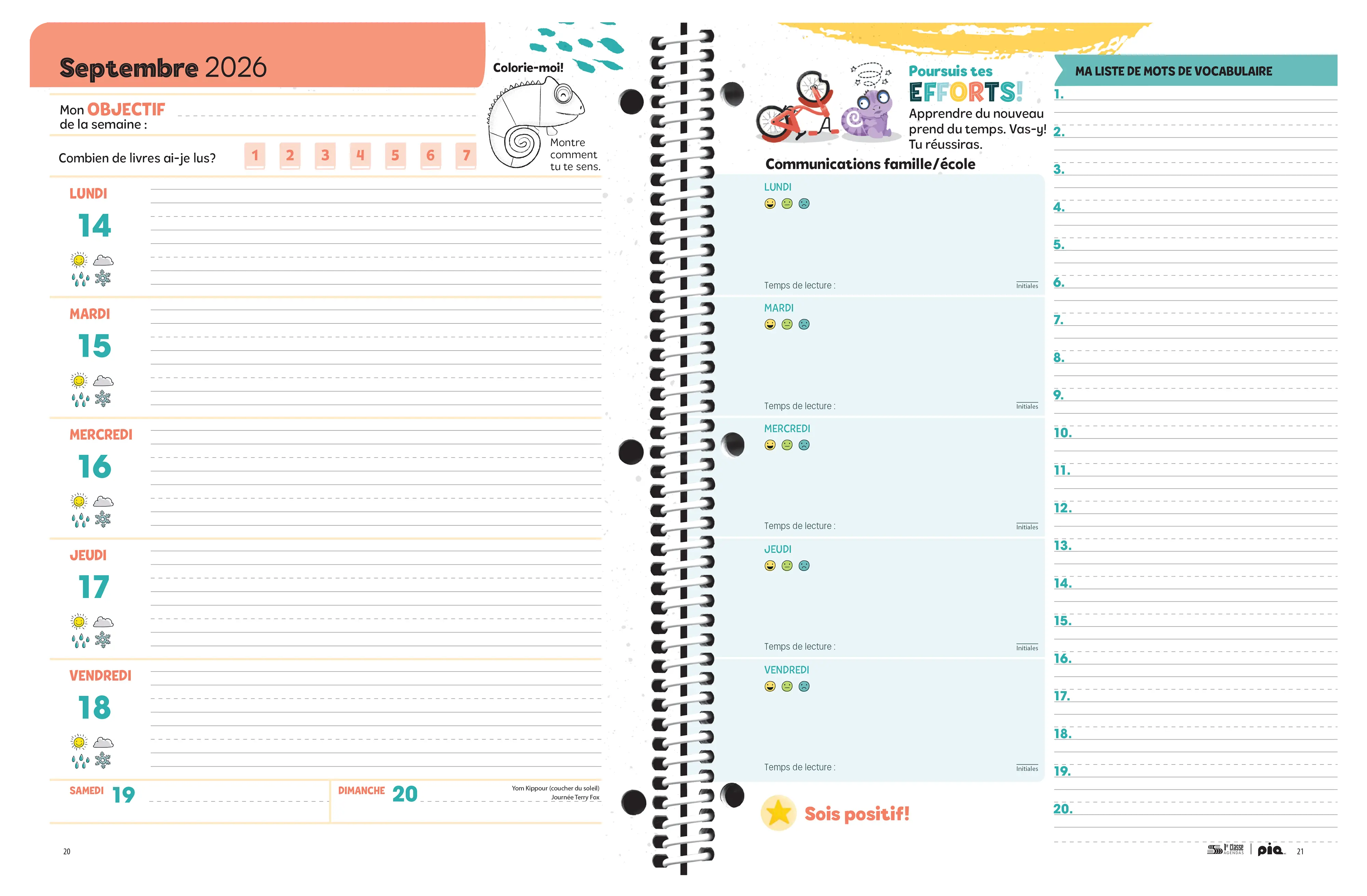 Projet bien-être, primaire 1-2 (2026-2027)
