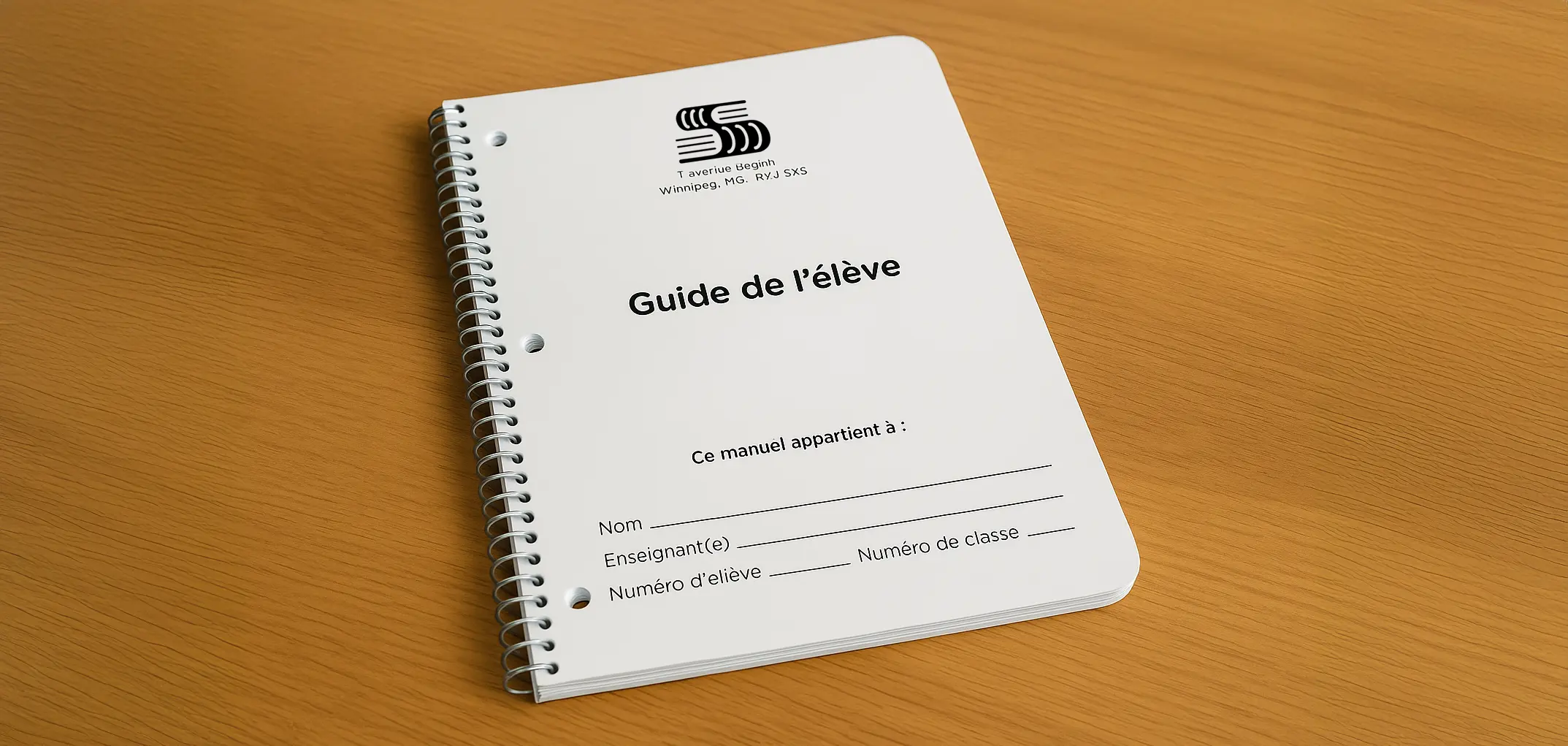 Aperçu du guide de l’élève à l’intérieur de l’agenda