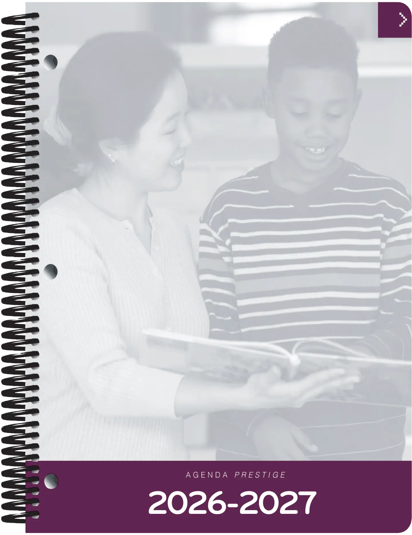 Couverture du cahier de planification Prestige